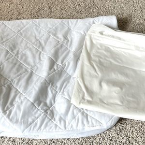Sealy baby waterproof mattress protector and mattress pad to fit crib mattress